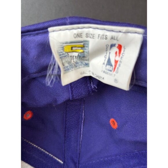 Phoenix Suns NBA Snapback Cap Purple & Orange Cotton Adjustable Hat vintage - Picture 6 of 6